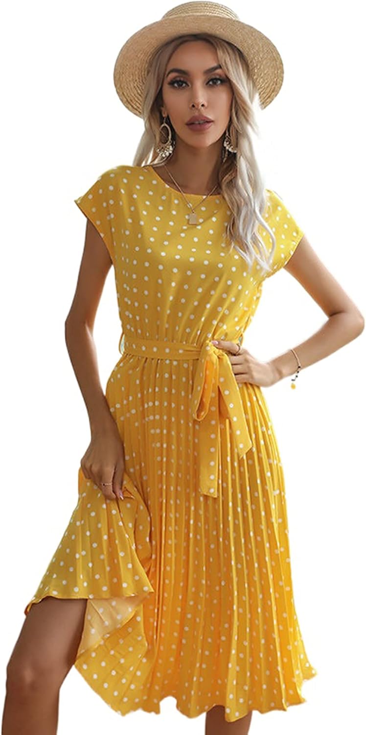 MIRABELA | Freizeitkleid für Damen mit Rundhalsausschnitt