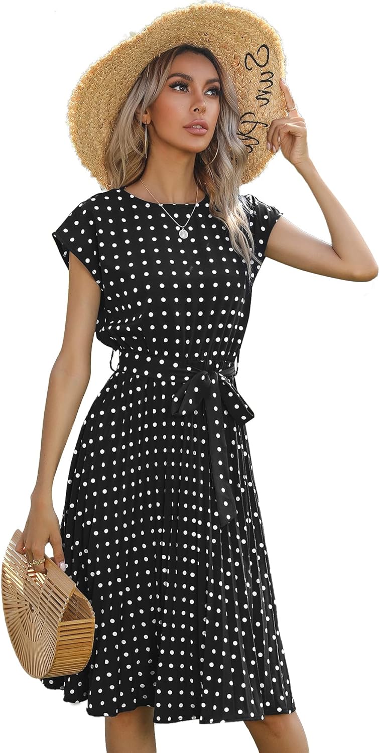 MIRABELA | Freizeitkleid für Damen mit Rundhalsausschnitt