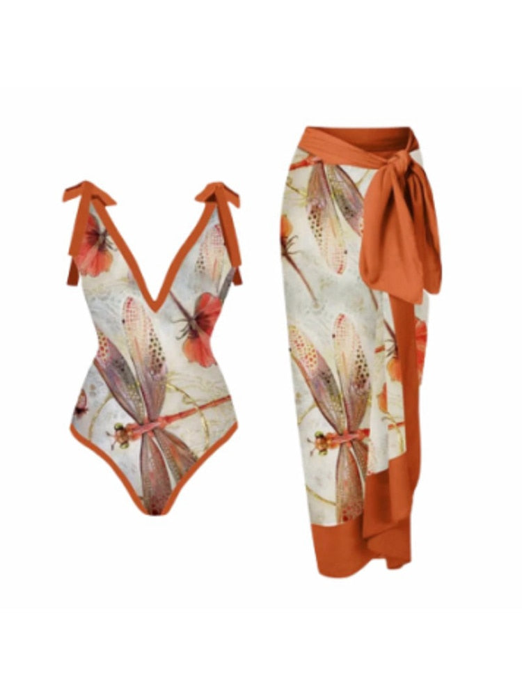 SYBILLEIN | Bedrucktes Badeanzugset