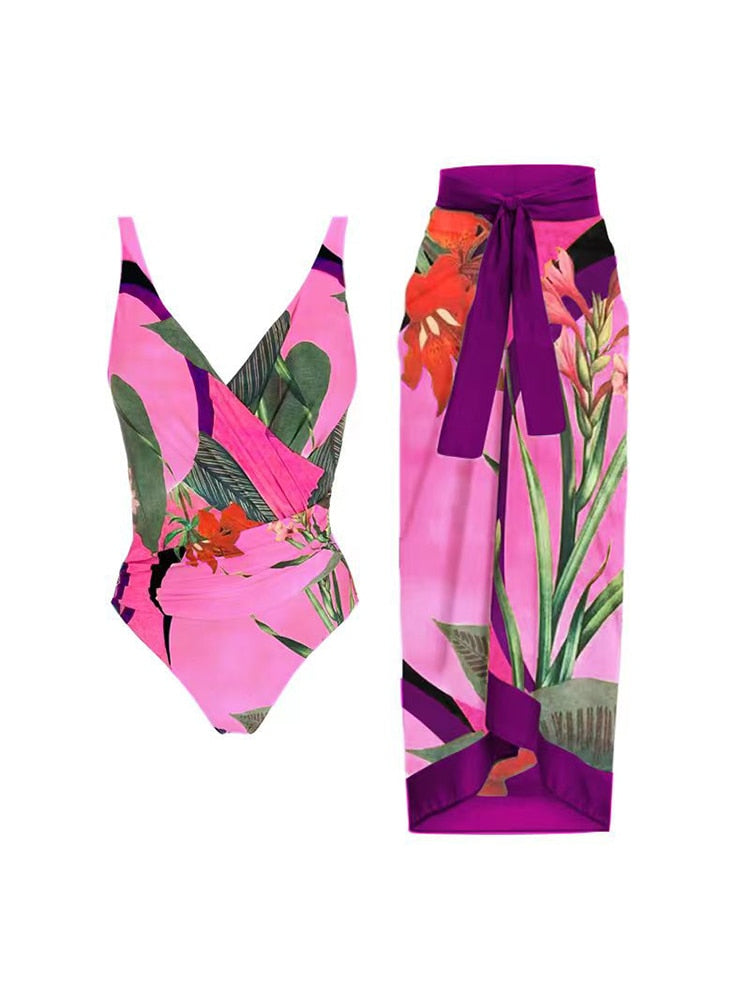 SYBILLEIN | Bedrucktes Badeanzugset