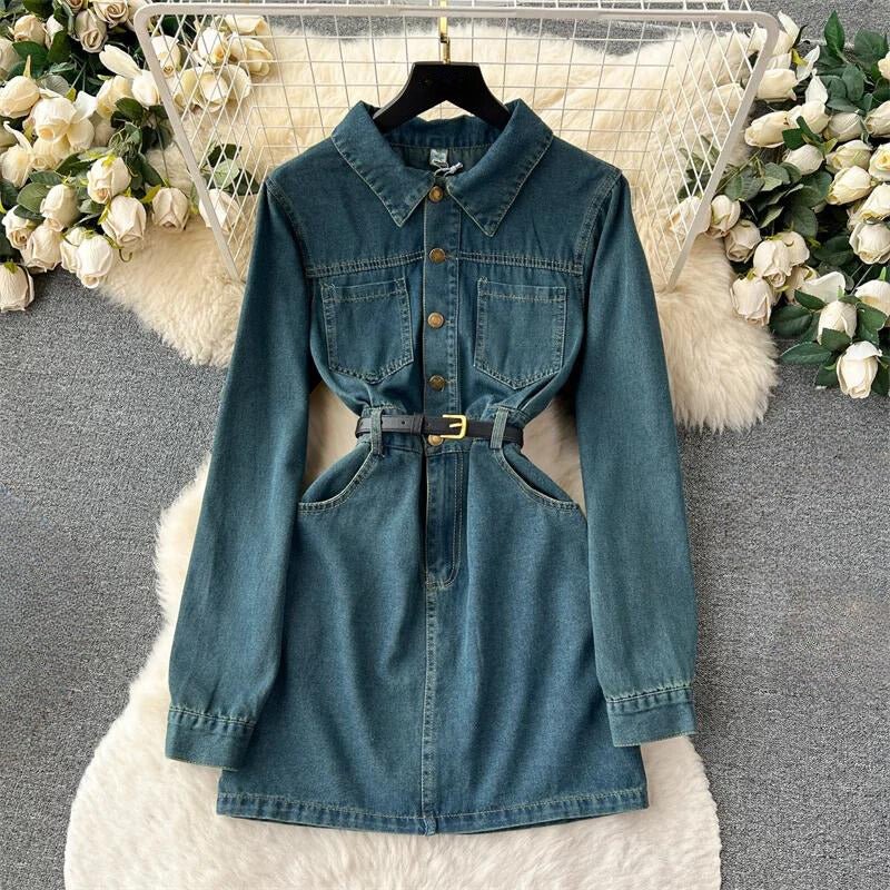 PHILINA I LANGES LEGERES KLEID AUS JEANS