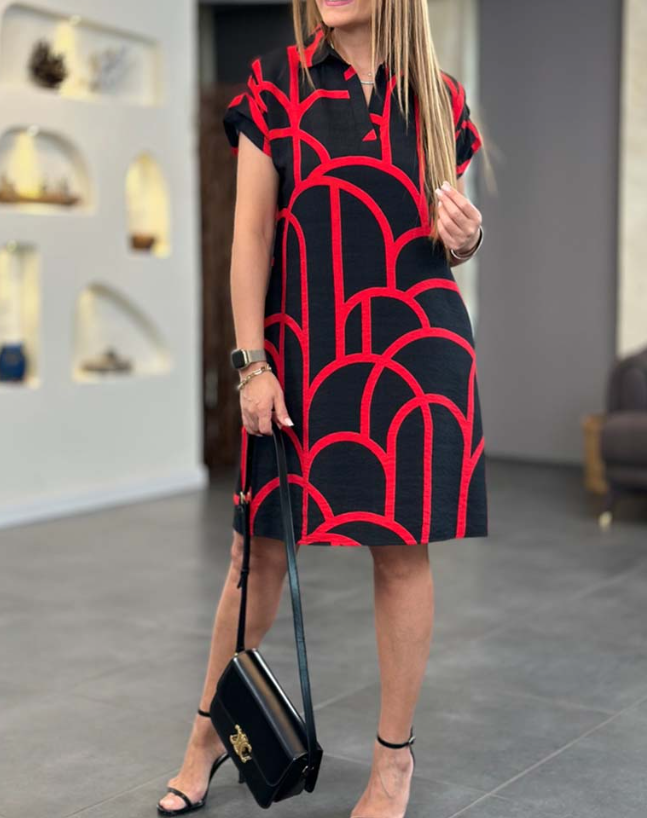 MARIELA | Kleid mit kurzen Ärmeln