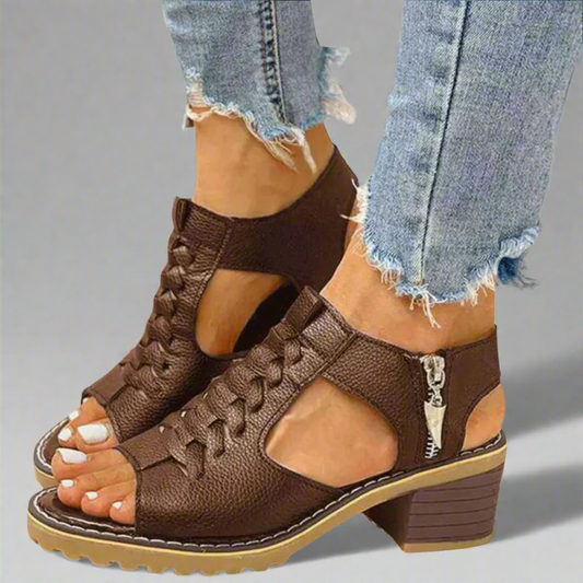 Gertrud | Orthopädische Sandalen mit premium Absatzkomfort
