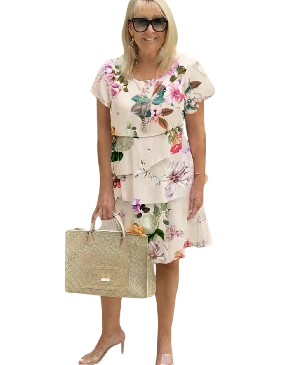 VALERIA | Elegantes Blumenkleid für den Frühling