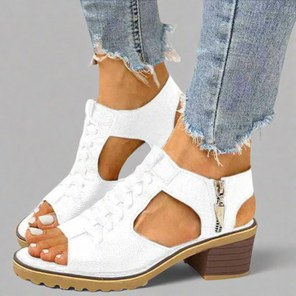 Gertrud | Orthopädische Sandalen mit premium Absatzkomfort