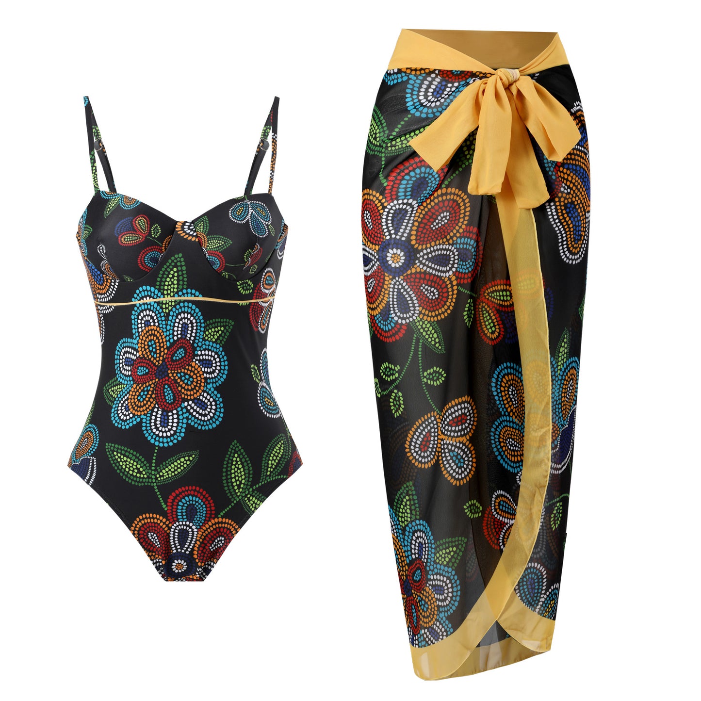 SYBILLEIN | Bedrucktes Badeanzugset