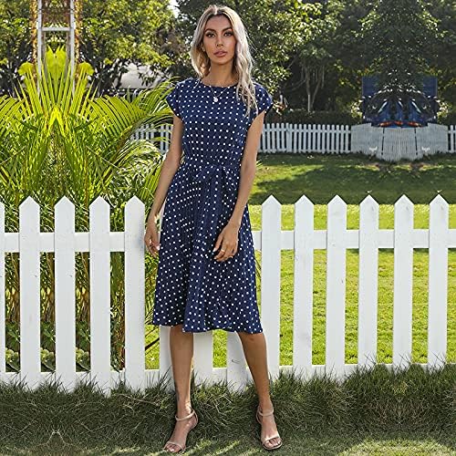 MIRABELA | Freizeitkleid für Damen mit Rundhalsausschnitt