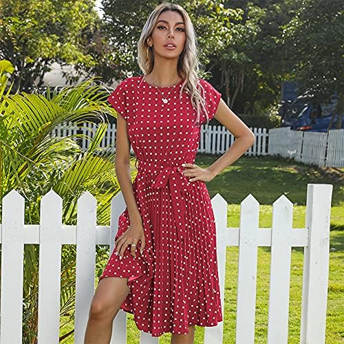 MIRABELA | Freizeitkleid für Damen mit Rundhalsausschnitt