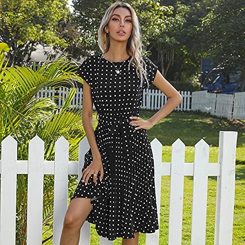 MIRABELA | Freizeitkleid für Damen mit Rundhalsausschnitt