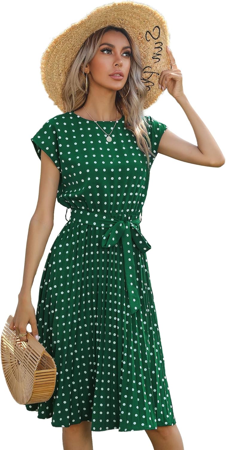 MIRABELA | Freizeitkleid für Damen mit Rundhalsausschnitt